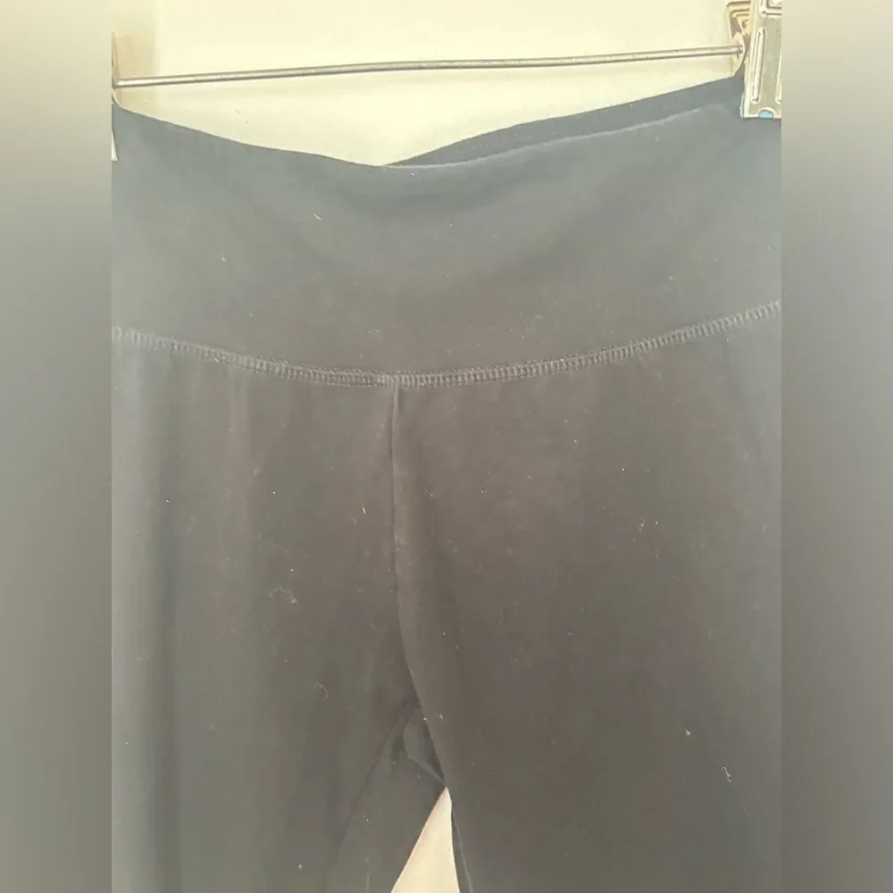 Aerie Chill Play Move Leggings Small Short Black Cotton Blend - Picture 4 of 6